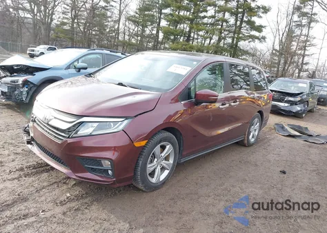 2019 Honda Odyssey Ex-L from USA, damaged, VIN 5FNRL6H71KB015906